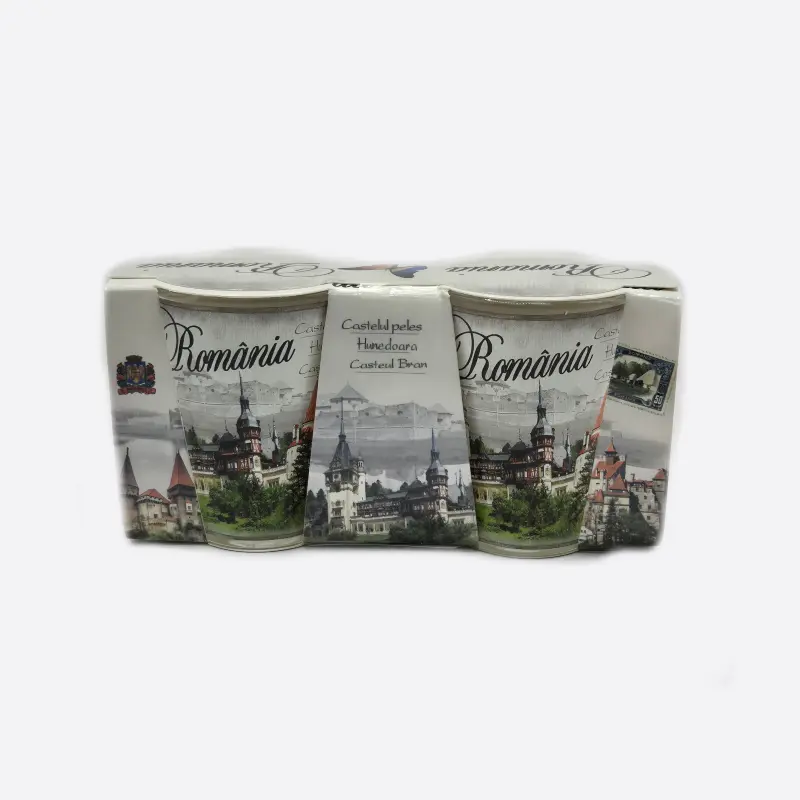 Romania, set 2 pahare shot, model 3823611